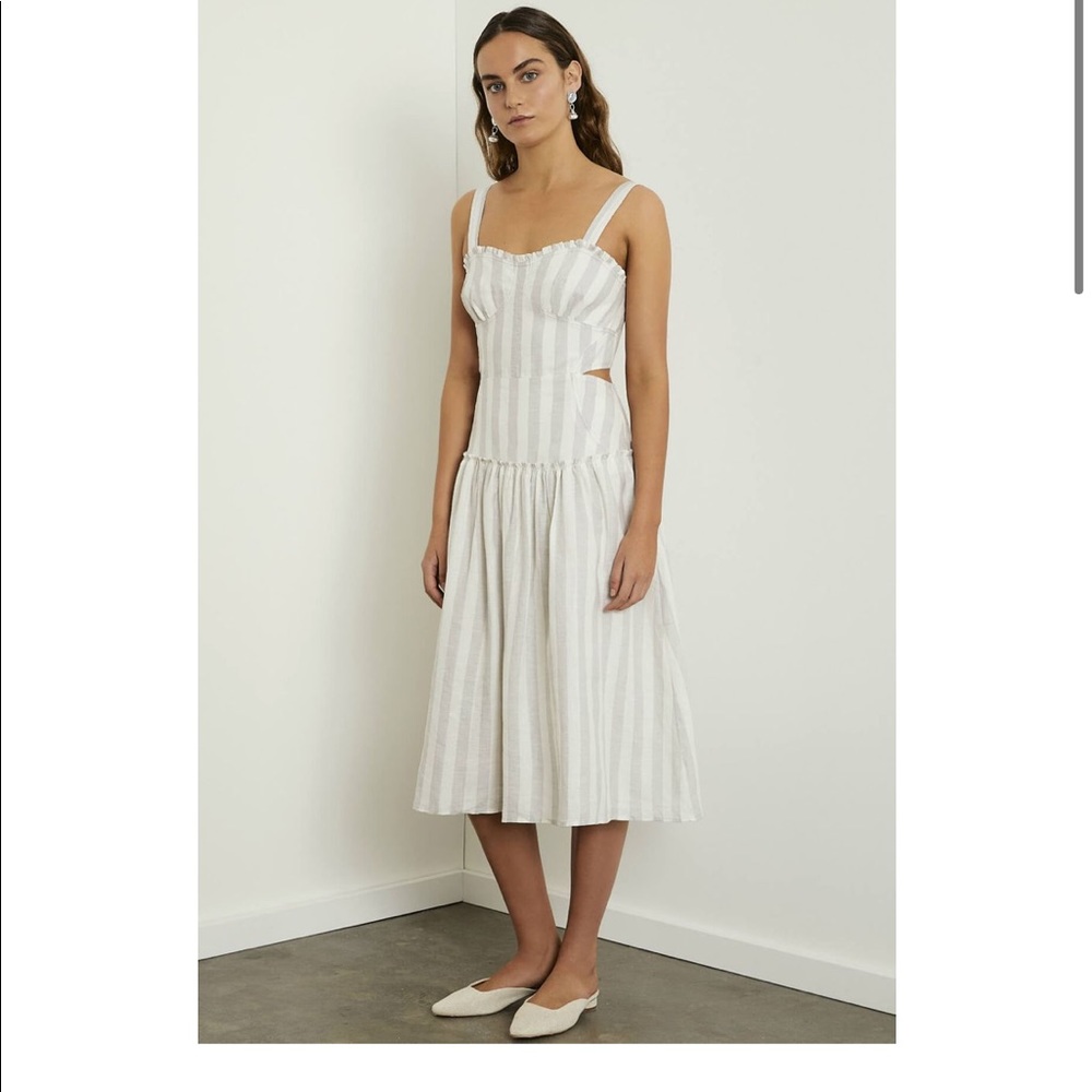 Gorgeous linen Steele midi dress NWT Medium